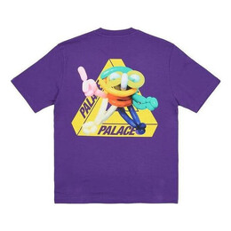 Palace: Фиолетовая футболка 