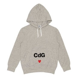 Comme Des Garçons Play: Серая толстовка 
