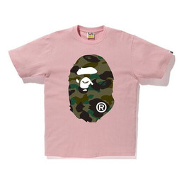 A BATHING APE: Розовая футболка 