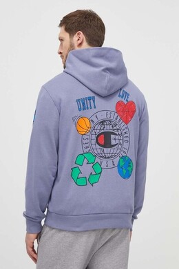 Champion: Фиолетовая толстовка 