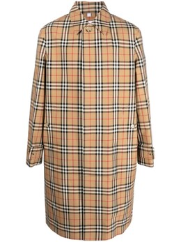 Burberry: Пальто в клетку 