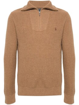 Polo Ralph Lauren: Коричневый свитер 