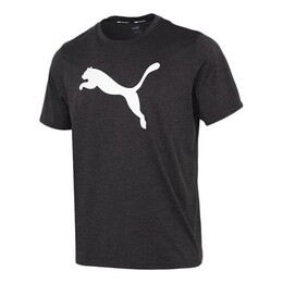 PUMA: Чёрная футболка  Train