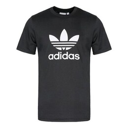 Adidas: Чёрная футболка  Trefoil