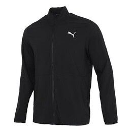 PUMA: Чёрная куртка  Running