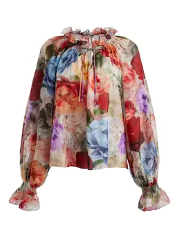 alice + olivia: Многоцветная блуза 