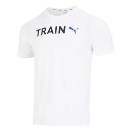 PUMA: Белая футболка  Train