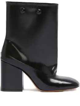 Marni: Чёрные ботинки 