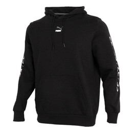 PUMA: Чёрная толстовка 