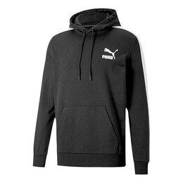 PUMA: Чёрная толстовка  Iconic T7