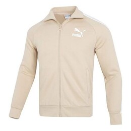 PUMA: Бежевая куртка  Iconic T7