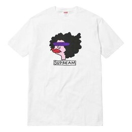 Supreme: Белая футболка  Gonz