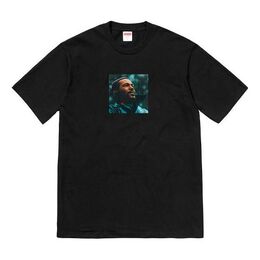 Supreme: Чёрная футболка  Marvin Gaye