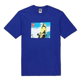 Supreme: Синяя футболка 