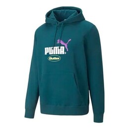 PUMA: Зелёная толстовка 
