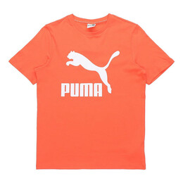 PUMA: Оранжевая футболка  Classics