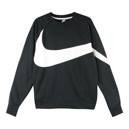 Nike: Чёрная толстовка  Big Swoosh