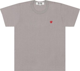 Comme Des Garçons Play: Серая футболка  Heart