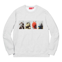 Supreme: Серый свитер 