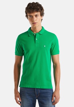 United Colors Of Benetton: Зелёная рубашка 