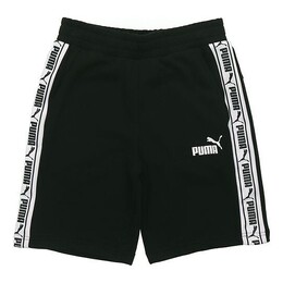 PUMA: Чёрные шорты  Rebel