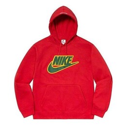 Supreme: Кожаная толстовка  Nike
