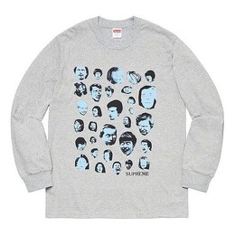 Supreme: Футболка  Faces с длинным рукавом