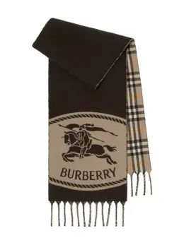 Burberry: Светлый шарф 