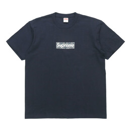 Supreme: Синяя футболка  Box Logo