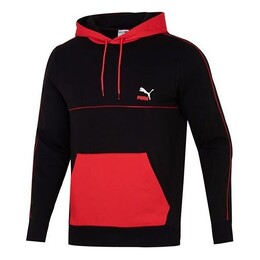 PUMA: Чёрная толстовка  CLSX