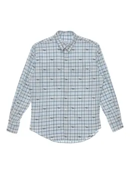 Maison Kitsuné: Рубашка в клетку 