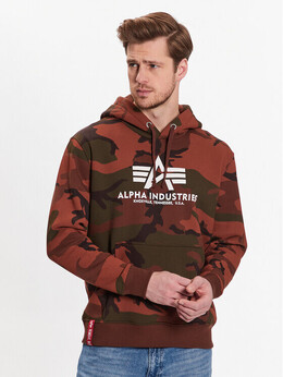 Alpha Industries: Коричневая толстовка 