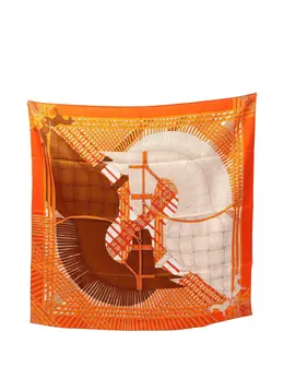 Hermès Pre-Owned: Оранжевый шарф 