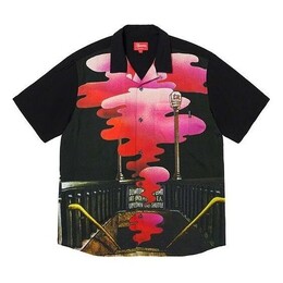 Supreme: Бархатная рубашка 