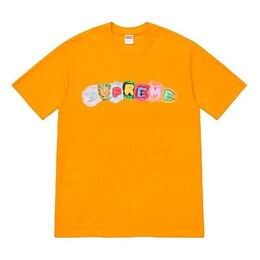 Supreme: Оранжевая футболка  Pillows