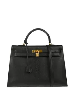 Hermès Pre-Owned: Чёрная сумка 