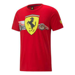 PUMA: Красная футболка  Ferrari