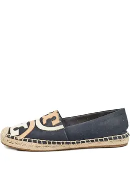 Tory Burch: Синие мокасины 