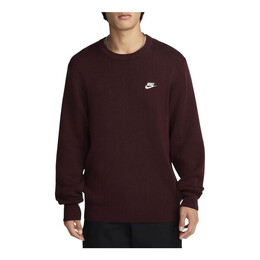 Nike: Бордовый свитер  Club