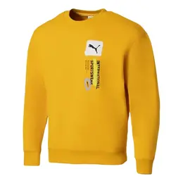 PUMA: Жёлтый свитер  International