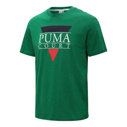 PUMA: Зелёная футболка 