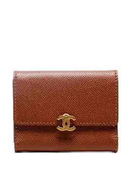 CHANEL Pre-Owned: Коричневый кошелёк 