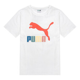 PUMA: Белая футболка  Classics