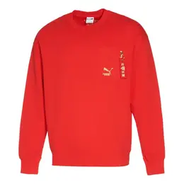PUMA: Красный свитер 