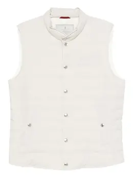 Brunello Cucinelli: Стёганый жилет 