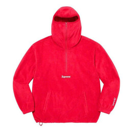 Supreme: Красная толстовка  Polartec