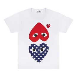 Comme Des Garçons Play: Голубая футболка 