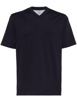 Brunello Cucinelli: Футболка с v-образным вырезом 