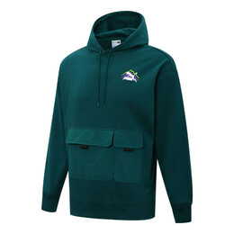 PUMA: Зелёная толстовка 