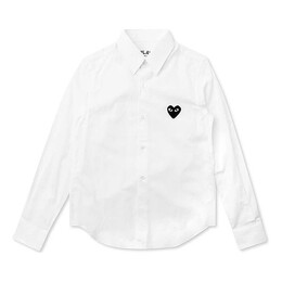 Comme Des Garçons Play: Чёрная рубашка 